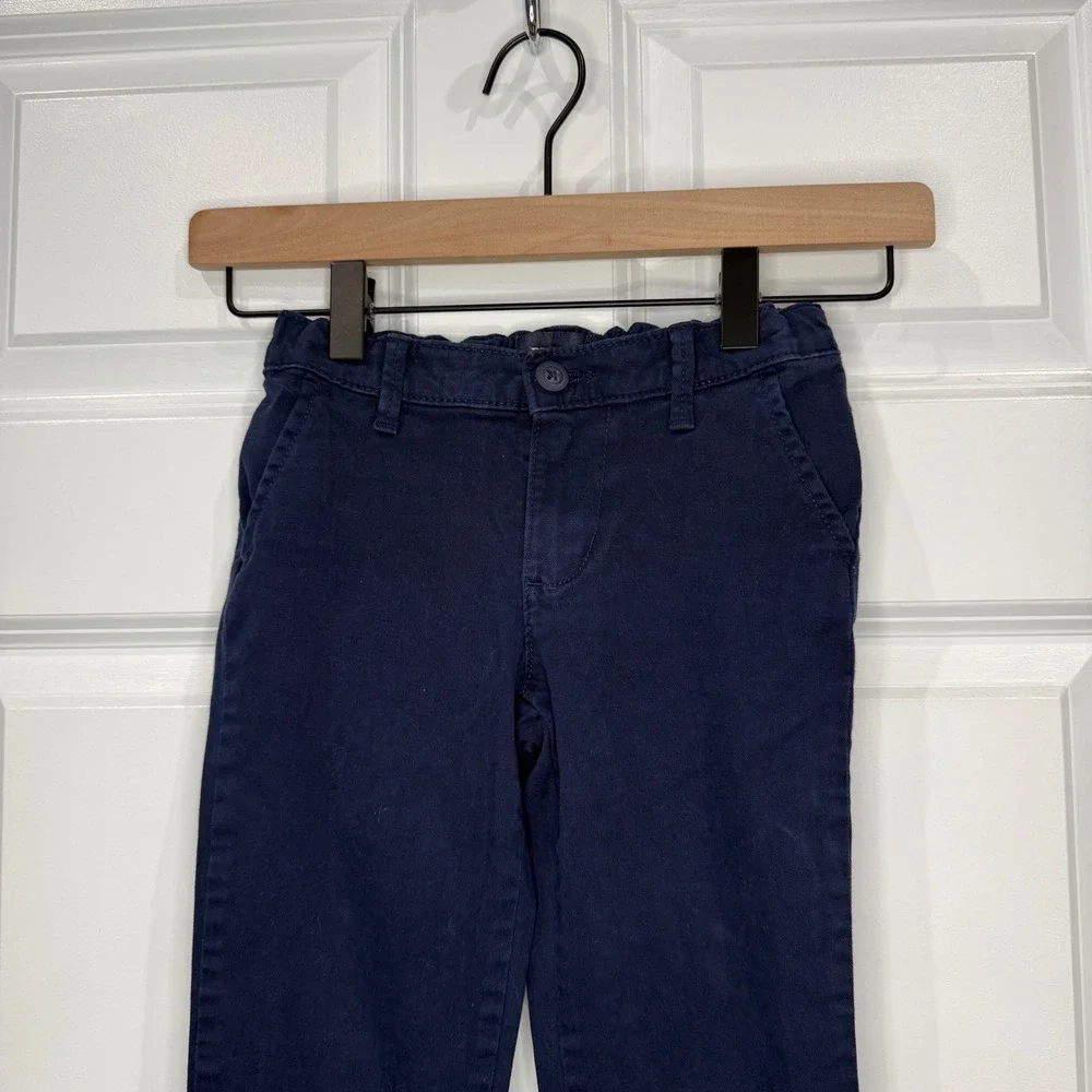 The Childrens Place Kids Navy Blue Chino Pants School Uniform‎ Size 6